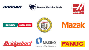 چند نمونه از لوگوهای شرکت‌های تولیدکننده ماشین آلات سی ان سی